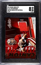 Joe Montana 2018 Panini Absolute Canton Absolutes Material 47/99 SGC 8