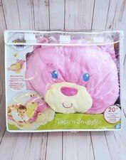 Taggies Jumbo Activity Blanket Play Mat Baby Girl Satin Tags And Snuggles NEW