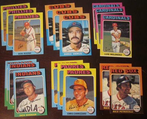 Topps Baseball 1975 - Elige terminar tu conjunto - (#250-499) casi nuevo casi nuevo/como nuevo - Imagen 101 de 244
