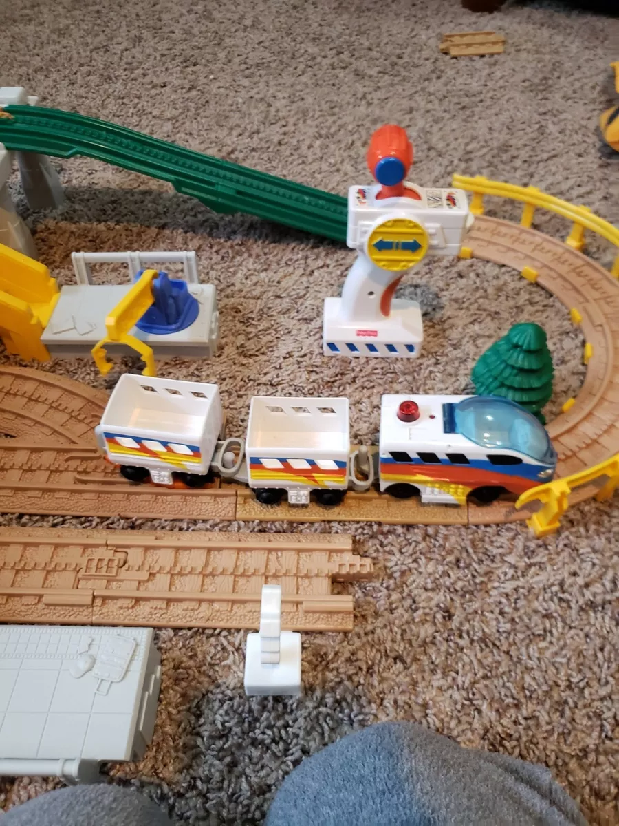 Ensemble de train Fisher Price GeoTrax Rail Road Grand Central Station Non c