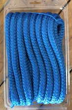 Seachoice Double Braided Boat Marine Nylon Dock Line Rope 5/8" x 35' Blue 40431