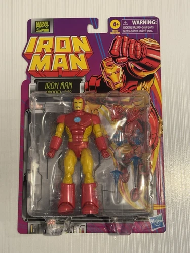 Hasbro Marvel Legends Iron Man Retro 6” Action Figure