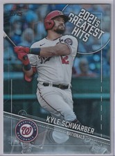 2022 Topps - KYLE SCHWARBER - 2021'S GREATEST HITS FOIL  #21GH-18 - Nationals