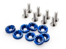 M6 Fender Washer 8er Kit eloxiert KFZ Kotflü...