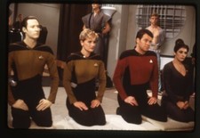 Star Trek Next Generation Brent Spiner Marina Sirtis Original 35mm Transparency
