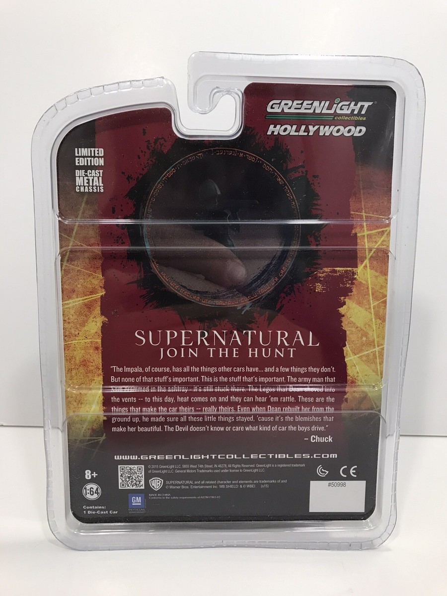 Greenlight Supernatural 1967 Impala Swan Song SDCC 2015 Green