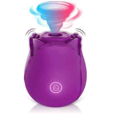 Discreet Happy Meeting Rose Massager for Women with 10 speeds & Vibrations  | eBay