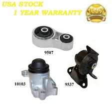 3PCS Motor & Trans Mount FIT MAZDA CX-9 3.5L 2007; 3.7L 2008-2015