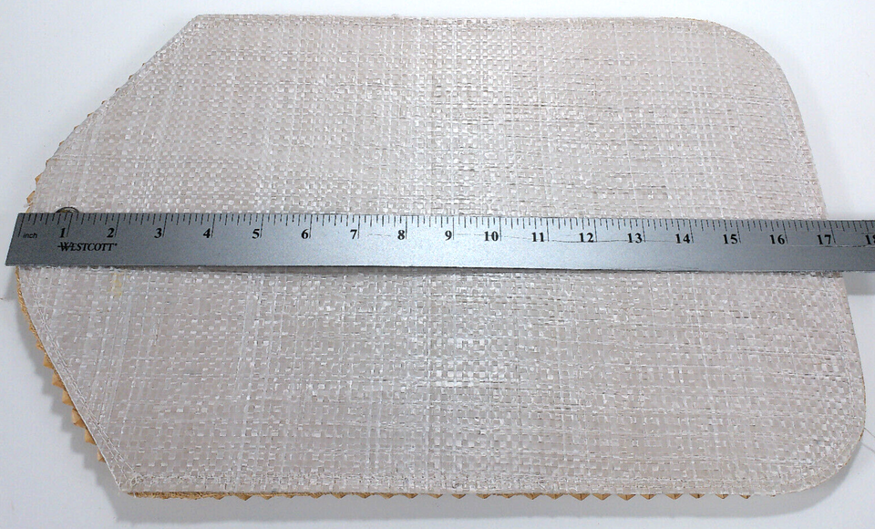 Vtg Woven Mail Holder Letters Bills Souvenir Kitschy Galveston Island