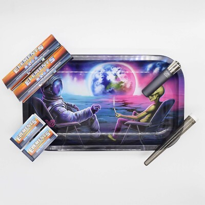 Blunt Orbit Large Rolling Tray Set - Space Mischeschale/ Drehtablett Kifferbox