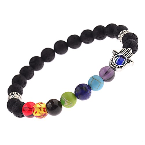 Piedra Natural Cuentas Ojo de Tigre Cabeza de Buda Mujeres Hombres Yoga Energía Pulseras Regalo - Imagen 93 de 232