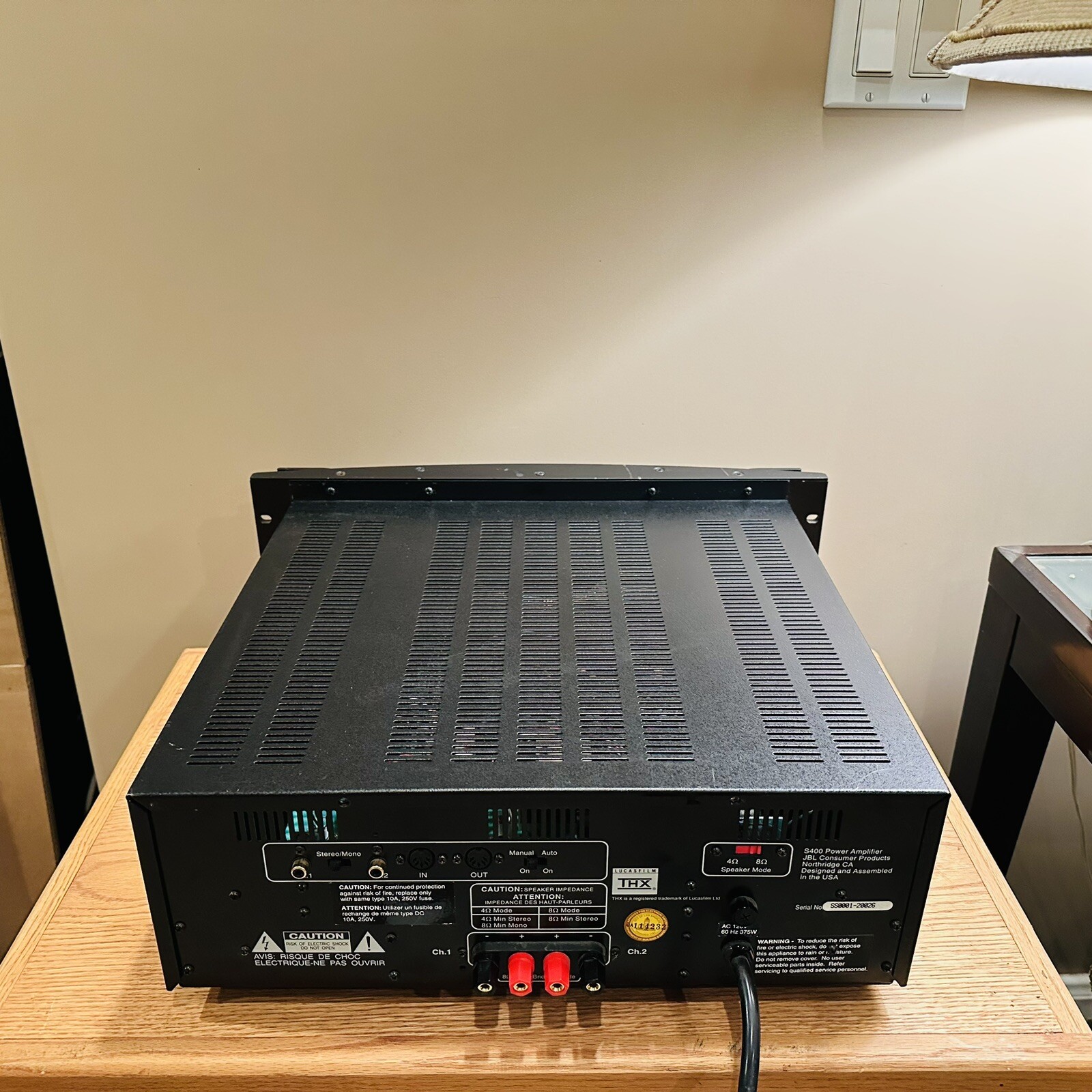 JBL Synthesis S400 Power Amplifier eBay