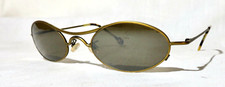 l.a. Eyeworks Vox Sunglass frames, Antique Gold w/Brown lens NOS - 1996, w/case
