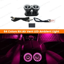 64 Colors Rear Air Vent LED For Mercedes Benz GLB Class X247 W247 Ambient Light