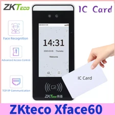 ZKteco Xface60 Face Recognition Door Access Control Time Attendance Machine IC