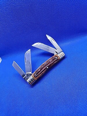 JA Henckels Stag Four Blade Congress Hand Forged 1931 Germany JW