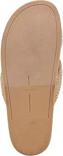 Dolce Vita SELDA Lt. Natural Slip On Slide Sandals Women's Shoes size 10 NWB - Picture 3 of 4