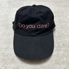 Vintage Curious By Britney Spears Promo Hat Y2K Black Perfume Do You Dare