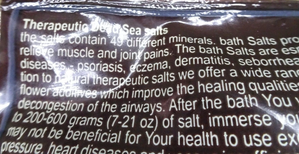 Dead Sea Bath Salts, Israel. - Image 3 of 3