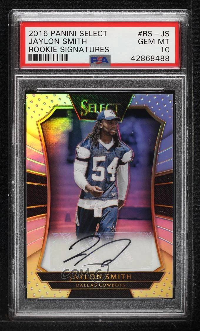 Jaylon Smith Panini Select Rookie Signatures #RSJS Base