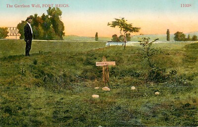 USA OHIO FORT MEIGS DER GARNISONSBRUNNEN - POSTKARTE