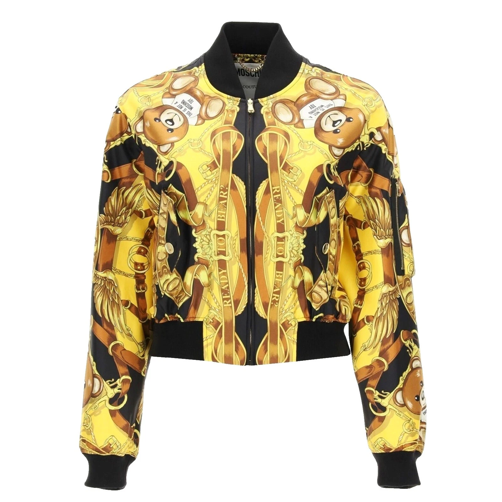 Moschino Solid Coats, Jackets & Vests for Women