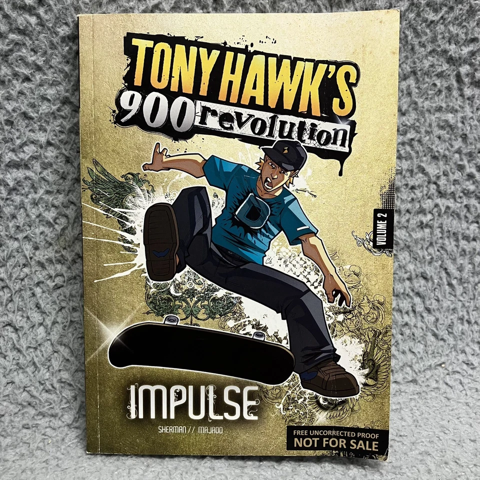 TONY HAWK Signed 900 Revolution Kids SKATEBOARDING Graphic Novel Book RARE PROOF - Image 2 of 4