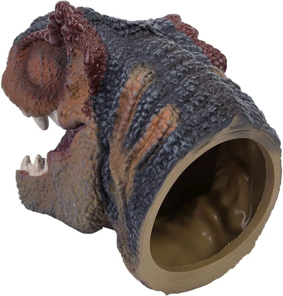 2 St Dinosaurier Handpuppe Tierkopf Set Spielzeug Kinder Dino-Party - Bild 4 von 4