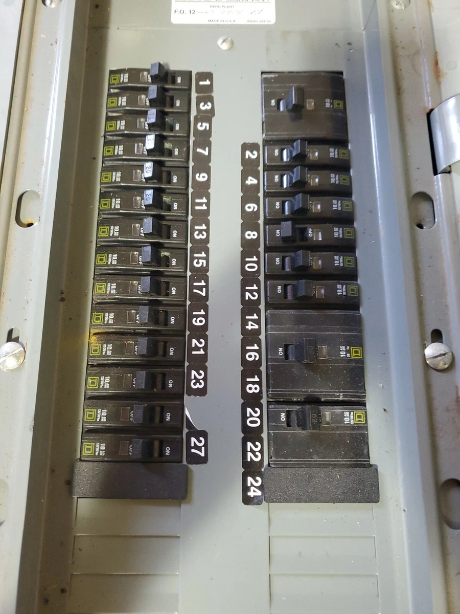 Square d 2024 breaker box