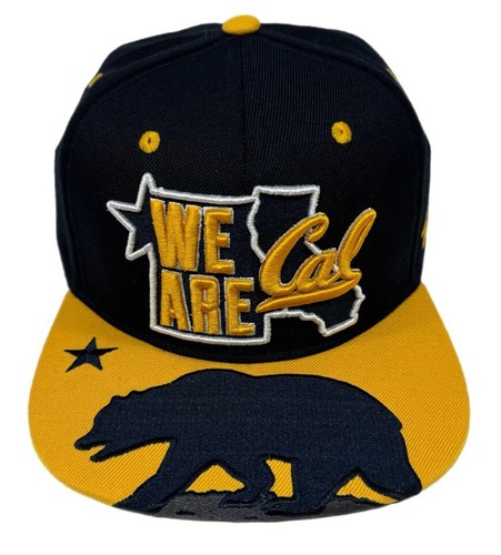 Zephyr NCAA California Golden Bears RARE “Reppin” Flat Bill SnapBack Hat NWT
