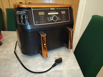 Ninja Foodi Max Dual Zone Digital Air Fryer, Litre Black