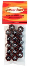 16 Brightvision Redline Wheels - 16 New Xl Deep Dish Bearing Bright Chrome Style