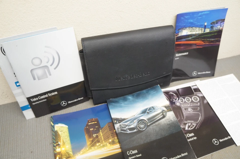 Mercedes-Benz C200 C250 C300 2016 clase C manual del propietario con estuche envío gratuito Foto 3 de 3