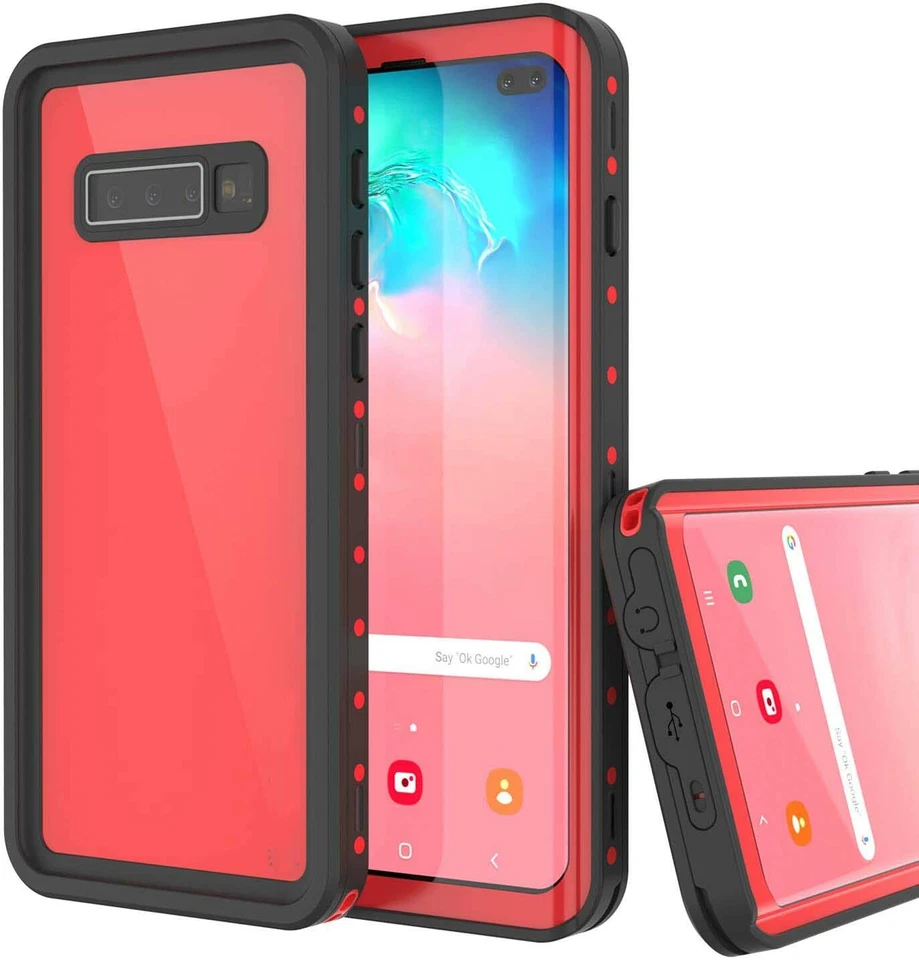 Водонепроницаемый ударопрочный чехол-протектор экрана для Samsung Galaxy S10 Plus - Изображение 2 из 4