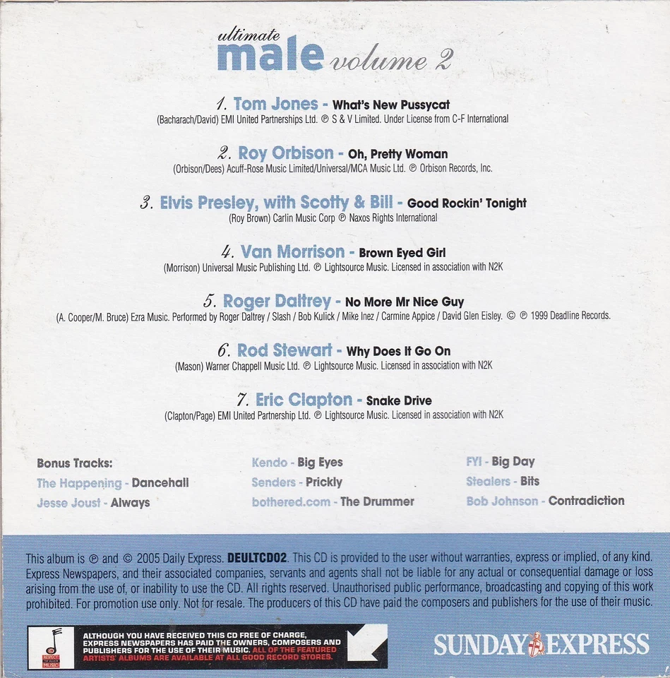 ULTIMATE WOMAN ULTIMATE MALE ( DAILY EXPRESS Newspaper Double Album ) - Bild 4 von 4