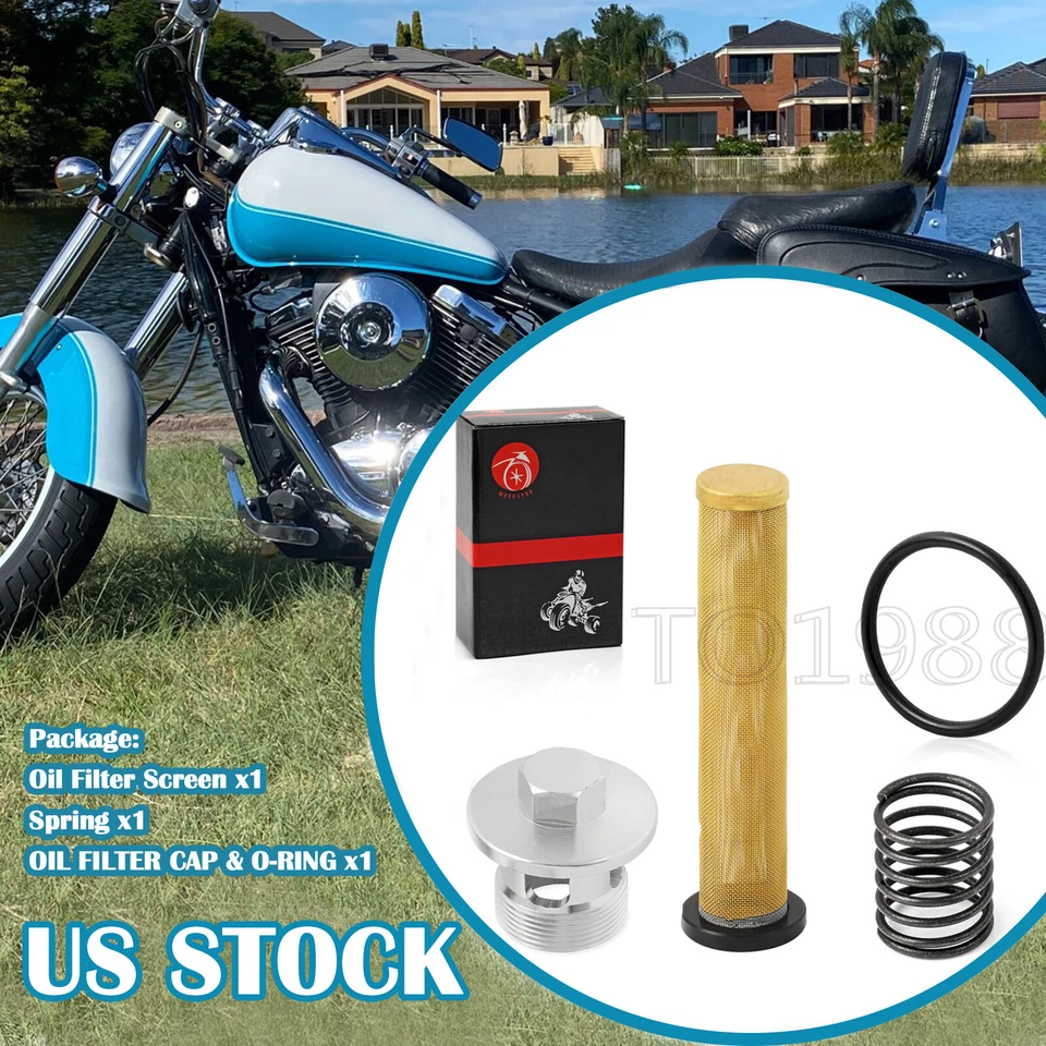 Muelle tapa pantalla filtro aceite para Kawasaki Vulcan 800 VN800 1996-2006 16097-1058  Foto 3 de 4