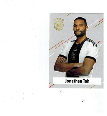 Jonathan Tah #07 Panini Extra Gold Stickers DFB Bundle Qatar 2022 World Cup Unpasted