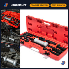 13-piece Heavy-duty Auto Body Dent Puller Slide Hammer Kit With Steel Attachment