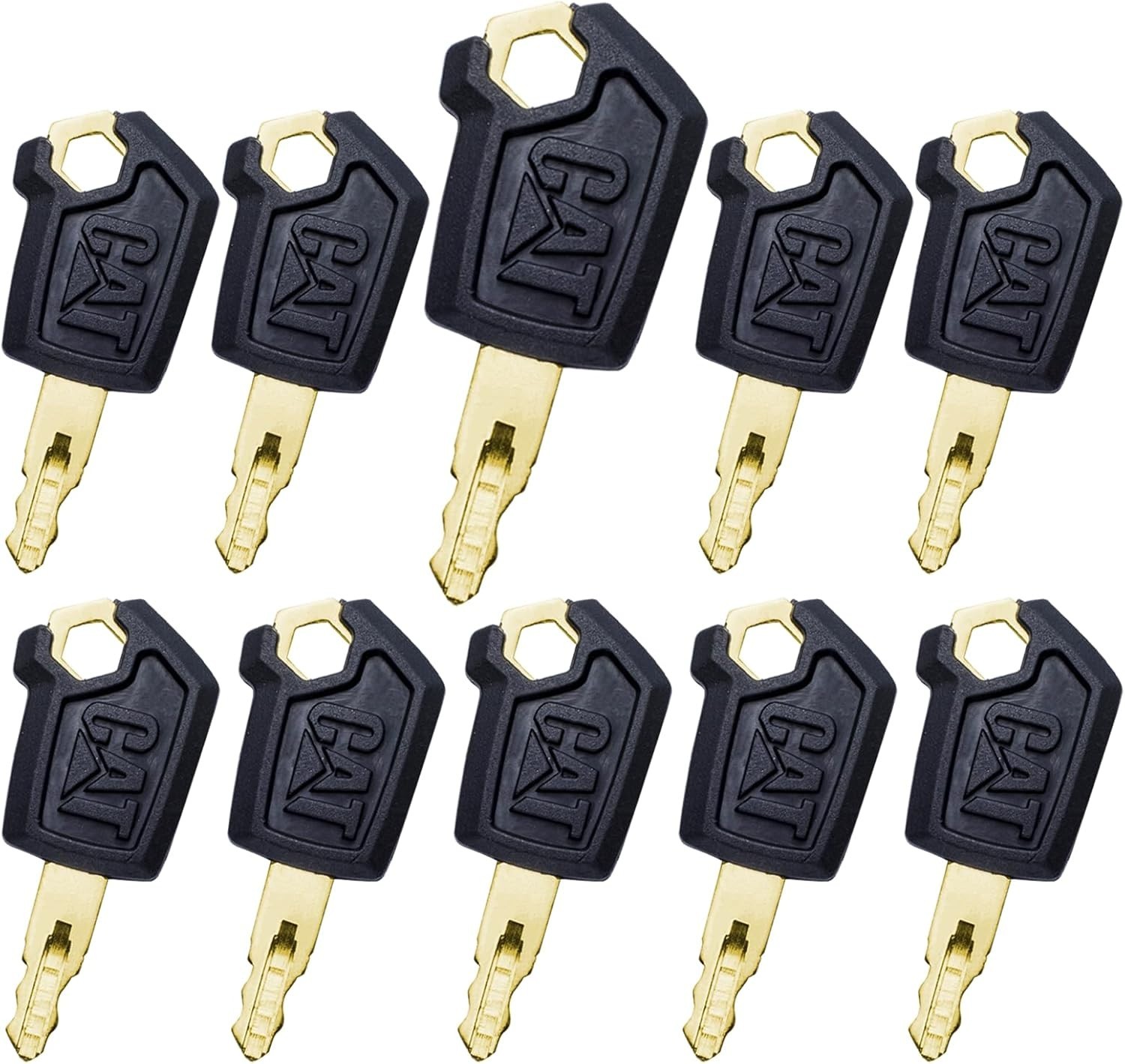 10 Pcs CAT Caterpillar Keys Heavy Equipment Ignition Keys 5P8500 5P-8500