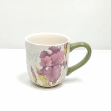 Cracker Barrel Susan Winget Iris Stoneware Cup Mug Tea Coffee 12oz