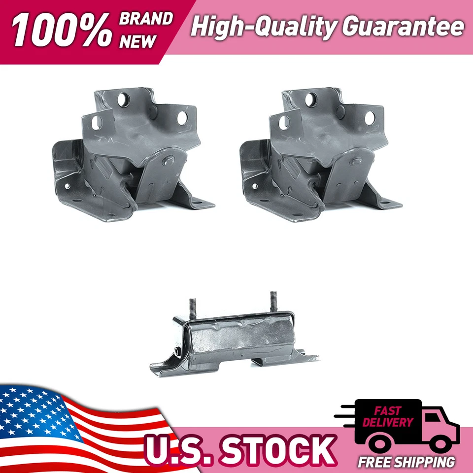 Engine Motor Mount Kit for Chevrolet Suburban 1500 2000-2006 5.3L V8 - Image 3 of 4