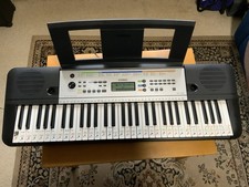Yamaha YPT-255 electronic keyboard with stand and power adapter