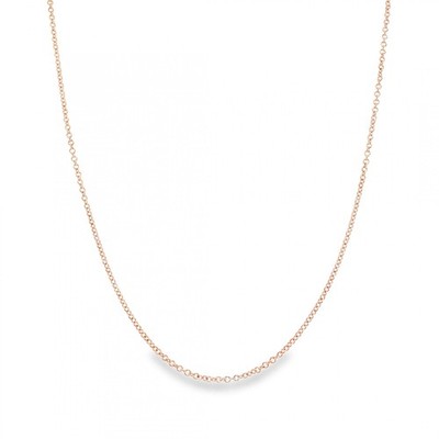 9 kt Rotgold feine Spur Kette - 20'' - 3,3 g