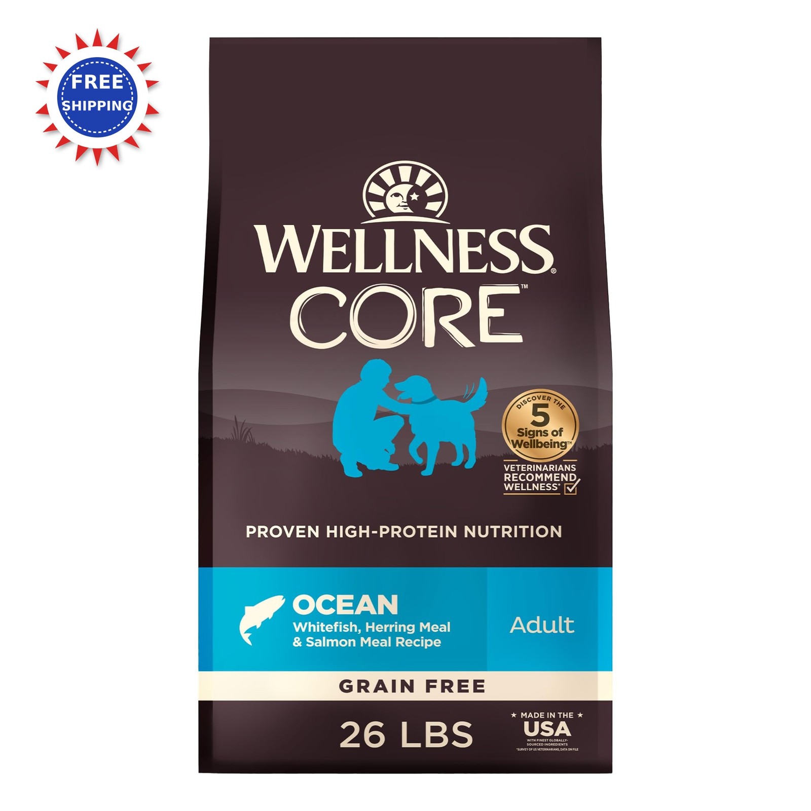 Grain Free High Protein Natural Ocean Whitefish
