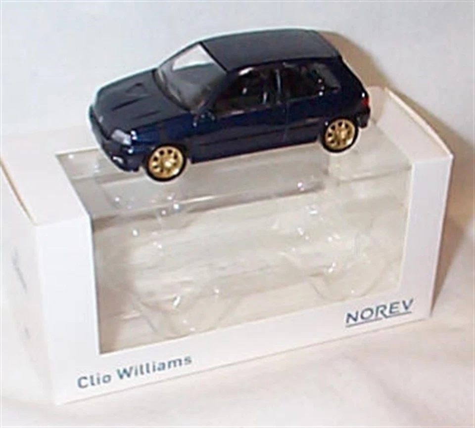Renault Clio Williams 1993 azul oscuro oro ruedas escala 1-43 nuevo en caja Norev Foto 2 de 4