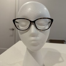 Lulu Guinness Eyeglasses Frame Only LG94 Brown Tortoise B:37 53-15-135 Cat Eye