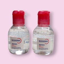 2 X Bioderma Sensibio H2O - 3.4 fl oz - 100 ml Travel Size.