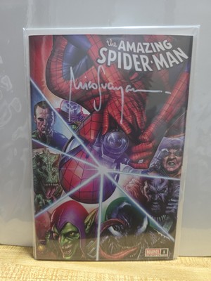 AMAZING SPIDER-MAN #1 SIGNED MICO SUAYAN C2E2 ''SNAP SHOT'' TRADE. NM. FREE SHIP