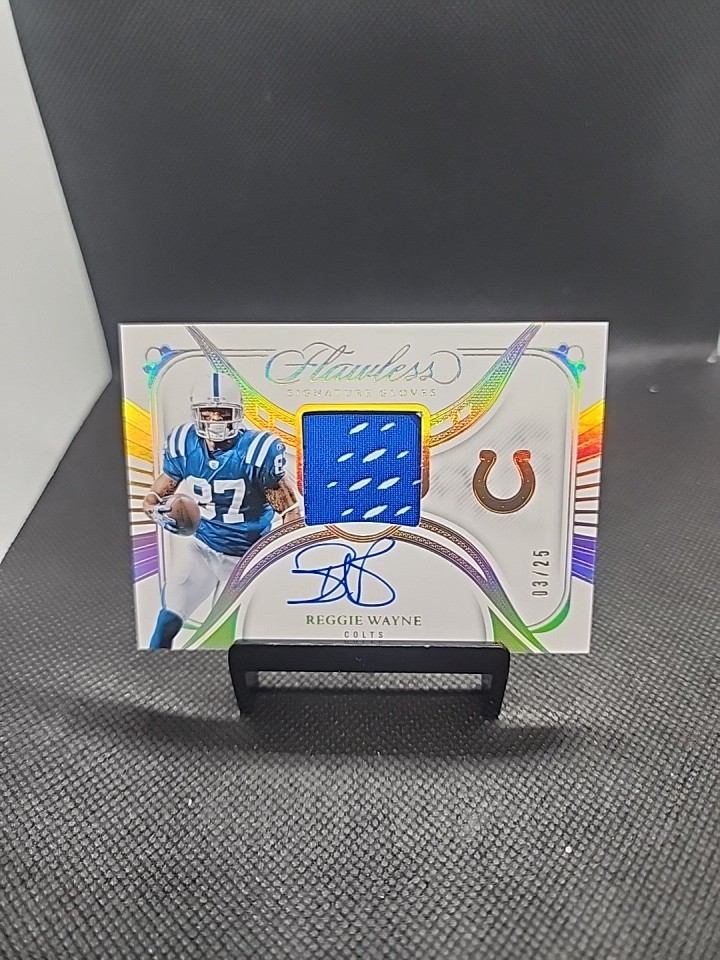 2024 Flawless Reggie Wayne Patch Auto/25