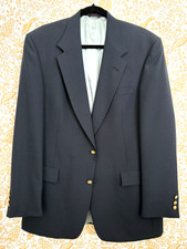 VTG Jack Nicklaus Tournament Series Masters Green Blazer 42L Navy Gold Buttons